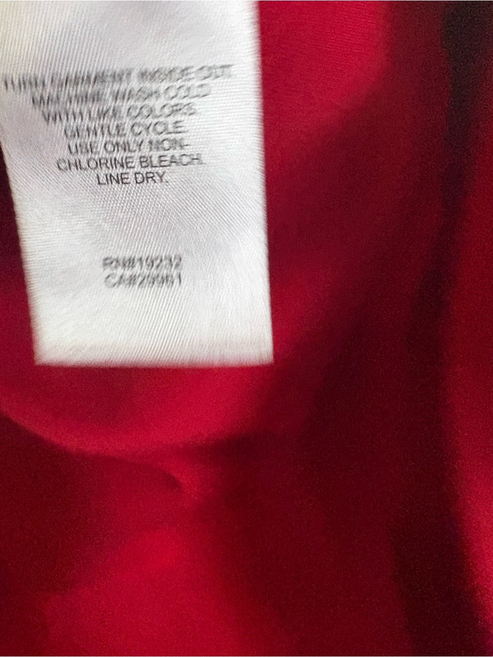 Alfred Dunner Red V-Neck Tunic with Silver Beaded Trim - Picture 6 of 6